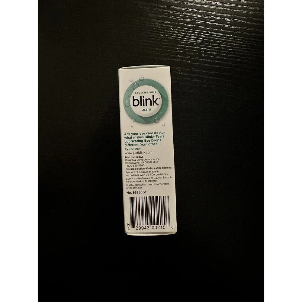 Blink Tears Lubricating Eye Drops For Mild Moderate Dry Eye 0.5 Fl Oz